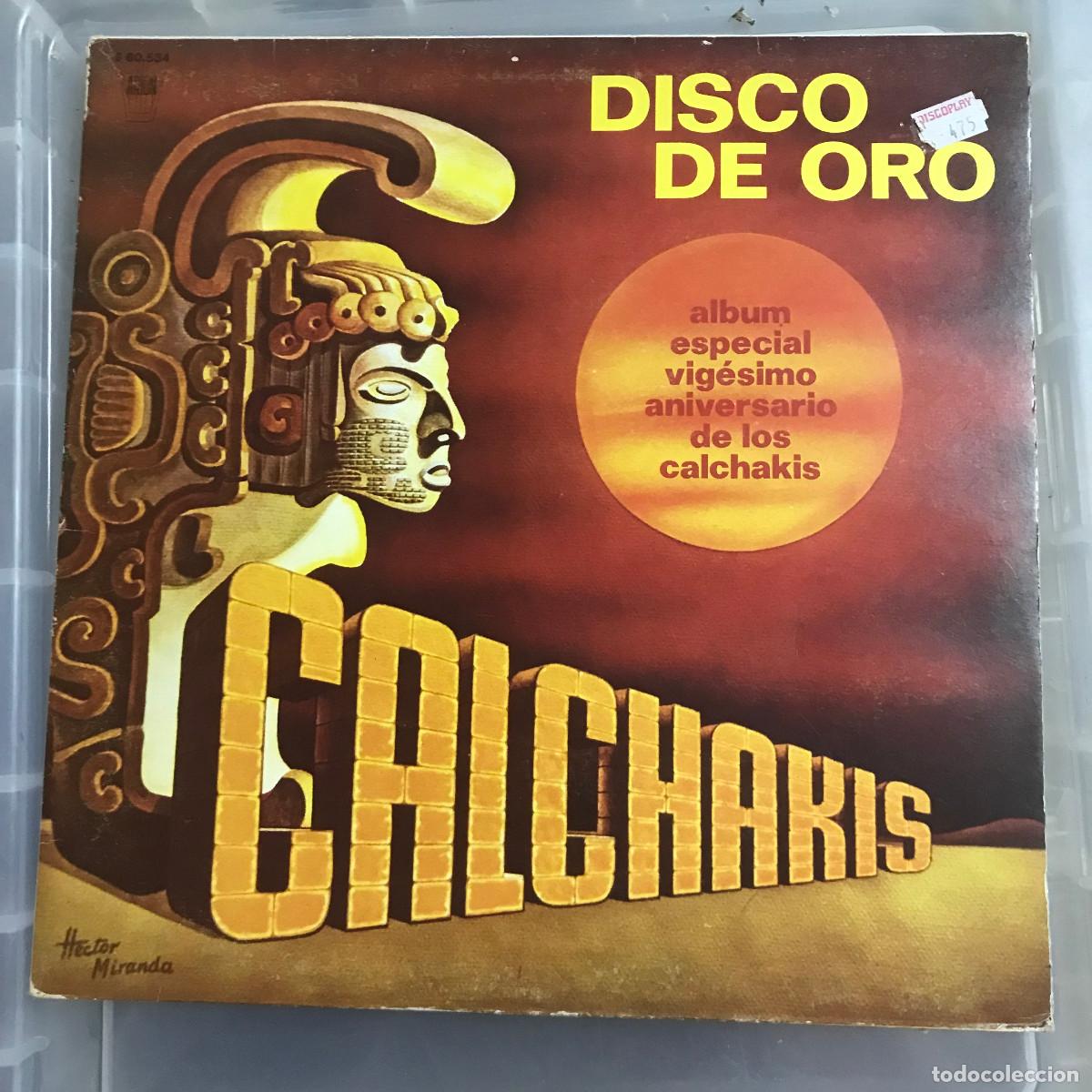 Discos de vinilo: CALCHAKIS - DISCO DE ORO - LP HISPAVOX 1980 - Foto 1