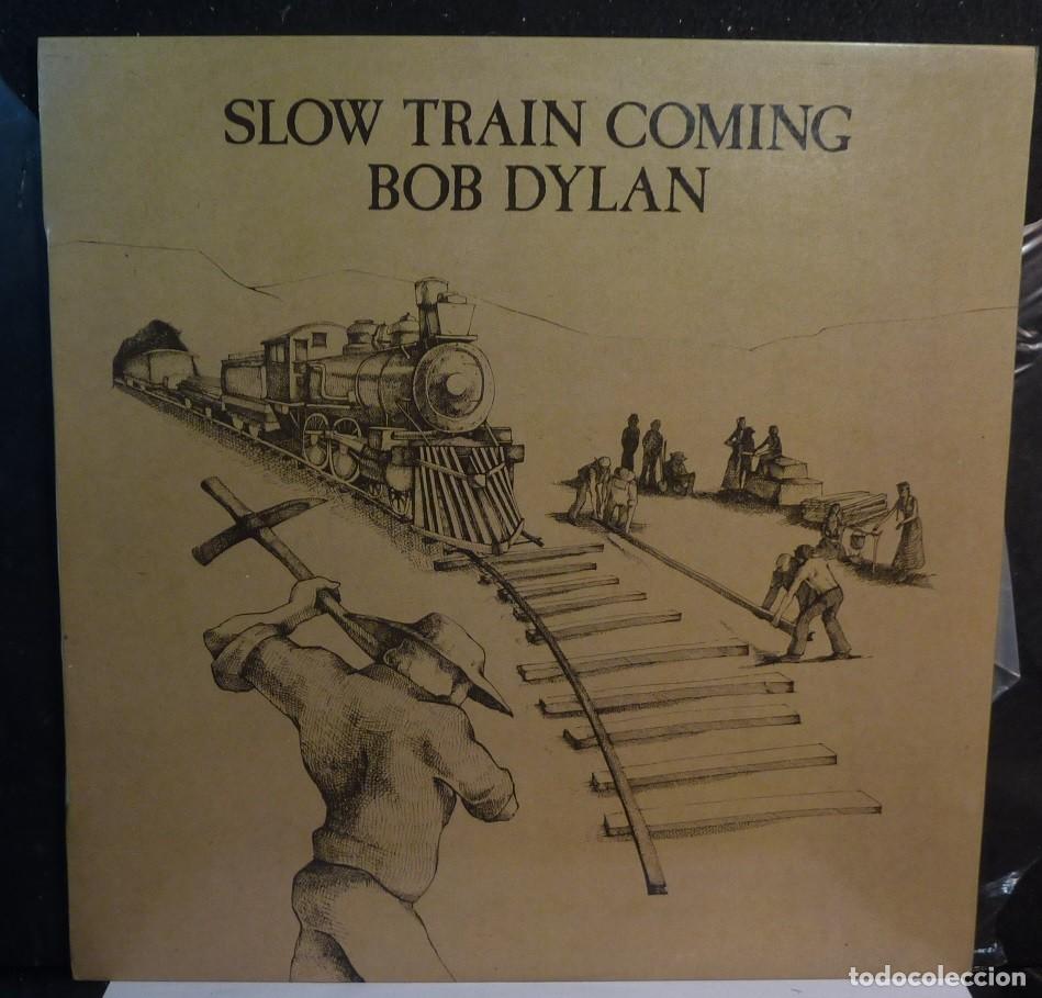 Discos de vinilo: BOB DYLAN // SLOW TRAIN COMING //ENCARTE // 1979 // LP - Foto 1