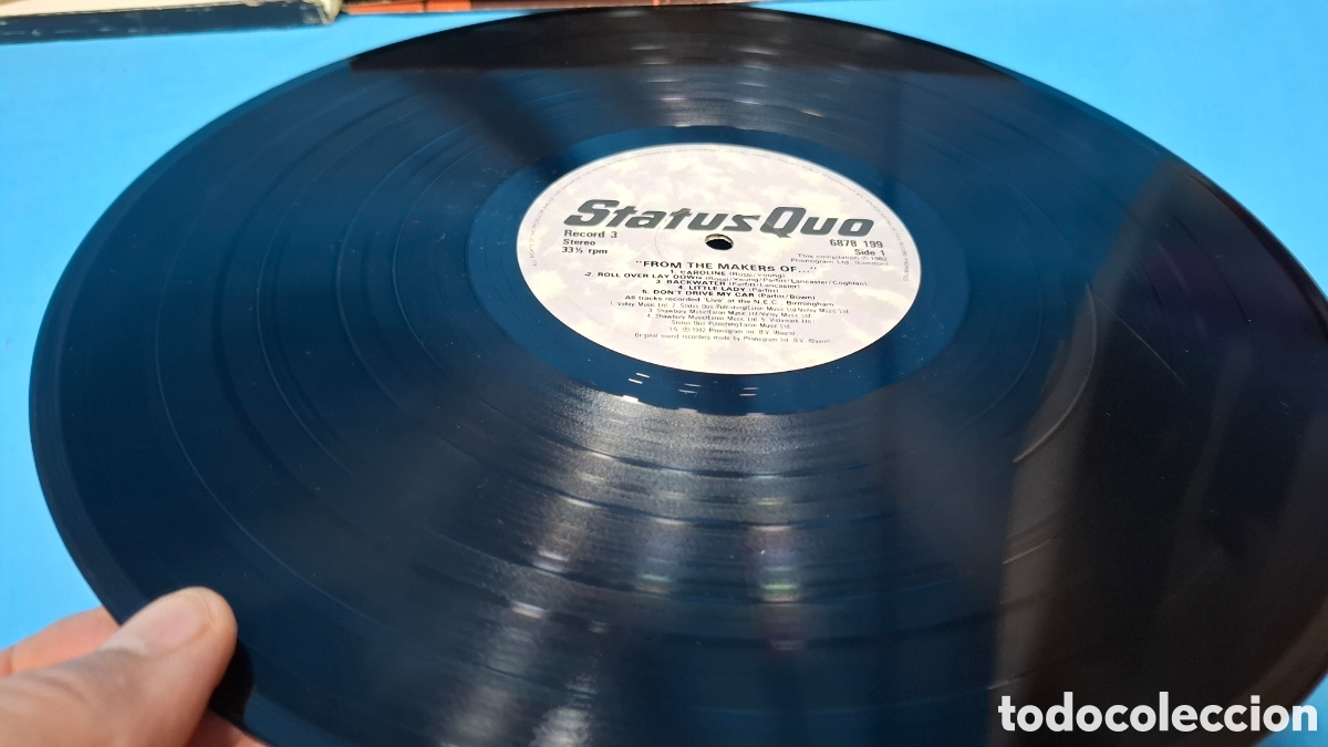 Discos de vinilo: STATUS QUO - LIVE AT THE N.E.C. , 1982 - Foto 9