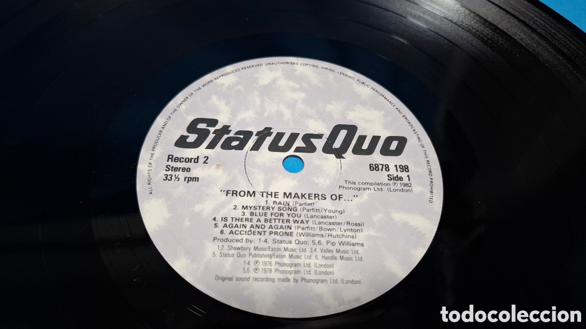 Discos de vinilo: STATUS QUO - LIVE AT THE N.E.C. , 1982 - Foto 14