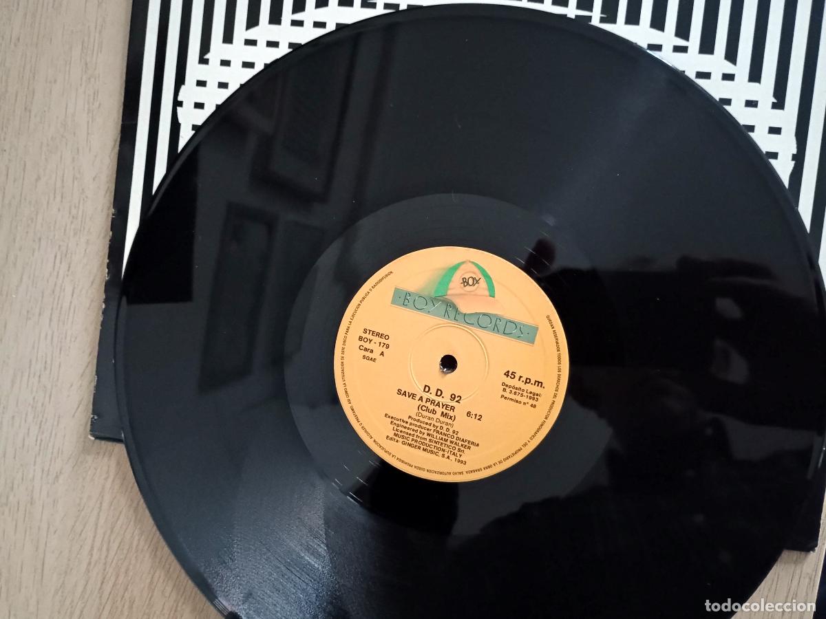 Discos de vinilo: D.D. 92 &ndash; Save A Prayer Spain 1993 Electronic House - Foto 4