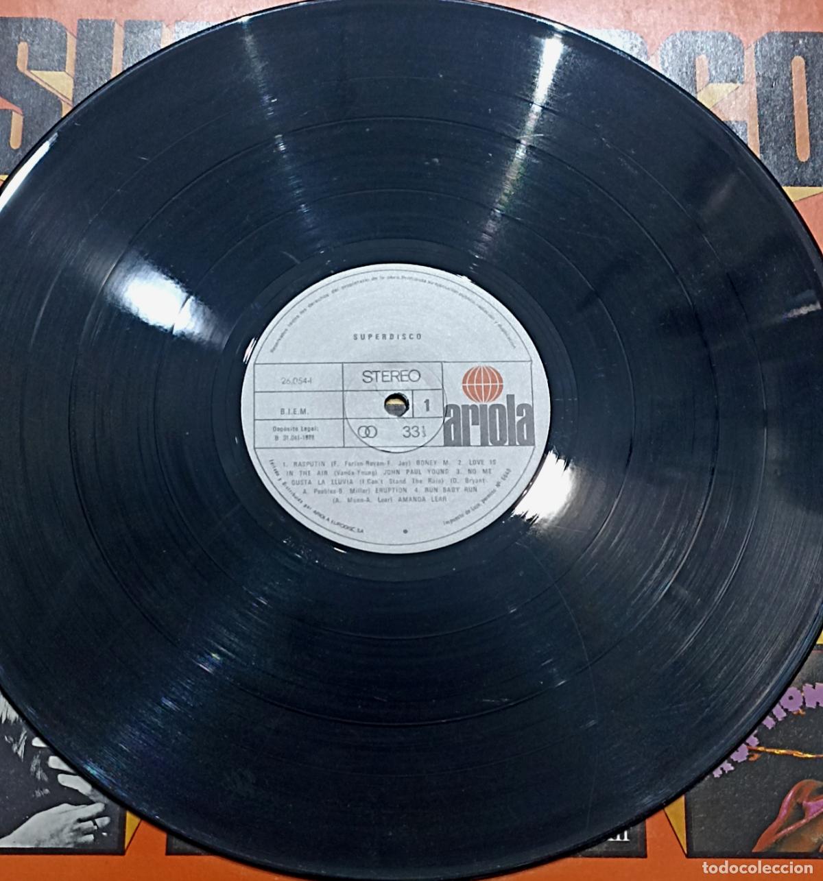 Discos de vinilo: SUPERDISCO - VERSIONES ORIGINALES - LP - ARIOLA 1978 - Foto 3