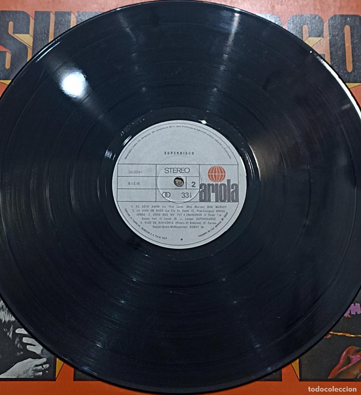 Discos de vinilo: SUPERDISCO - VERSIONES ORIGINALES - LP - ARIOLA 1978 - Foto 4