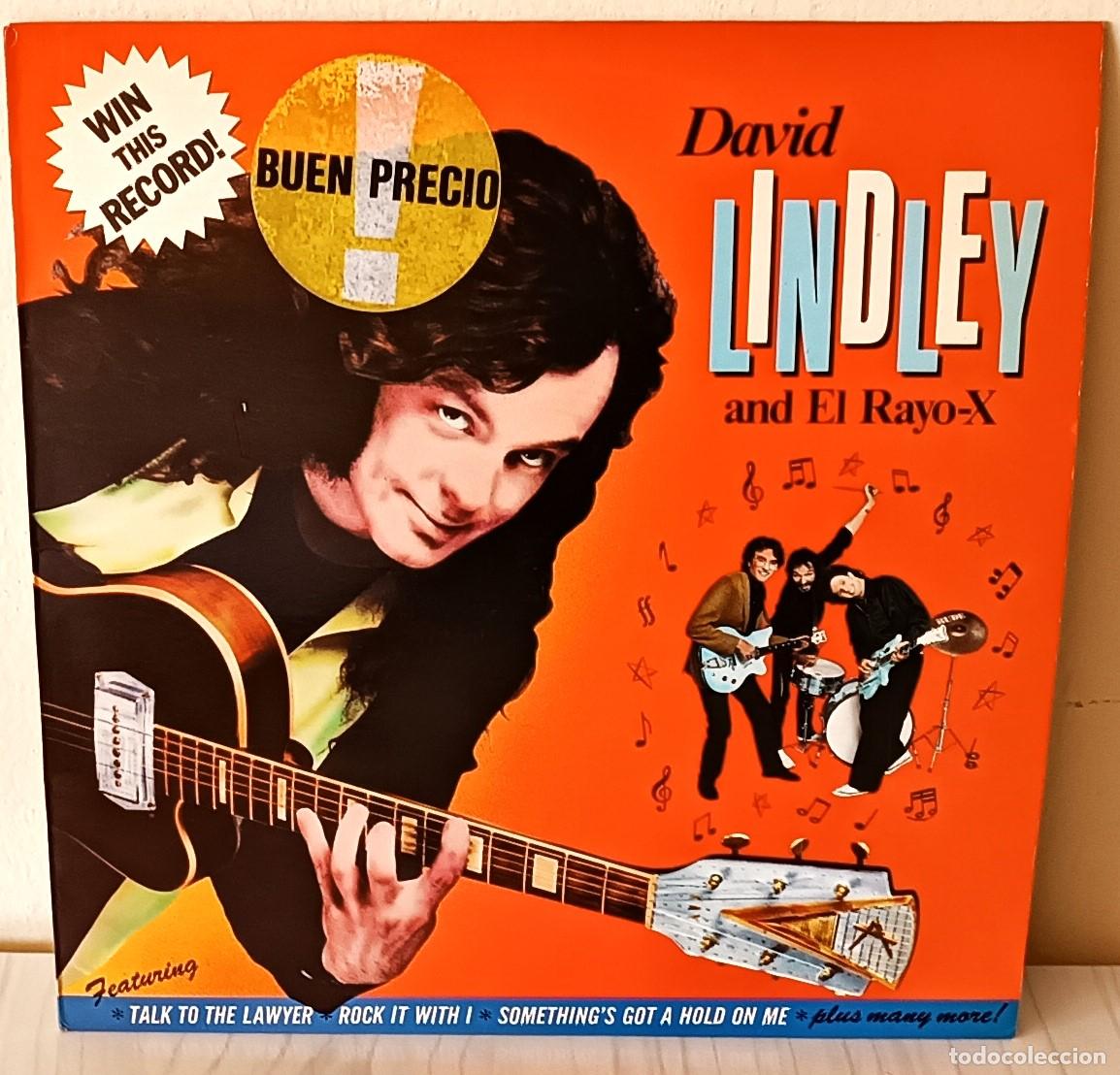 Discos de vinilo: DAVID LINDLEY - WIN THIS RECORD ASYLUM - 1982 - Foto 1