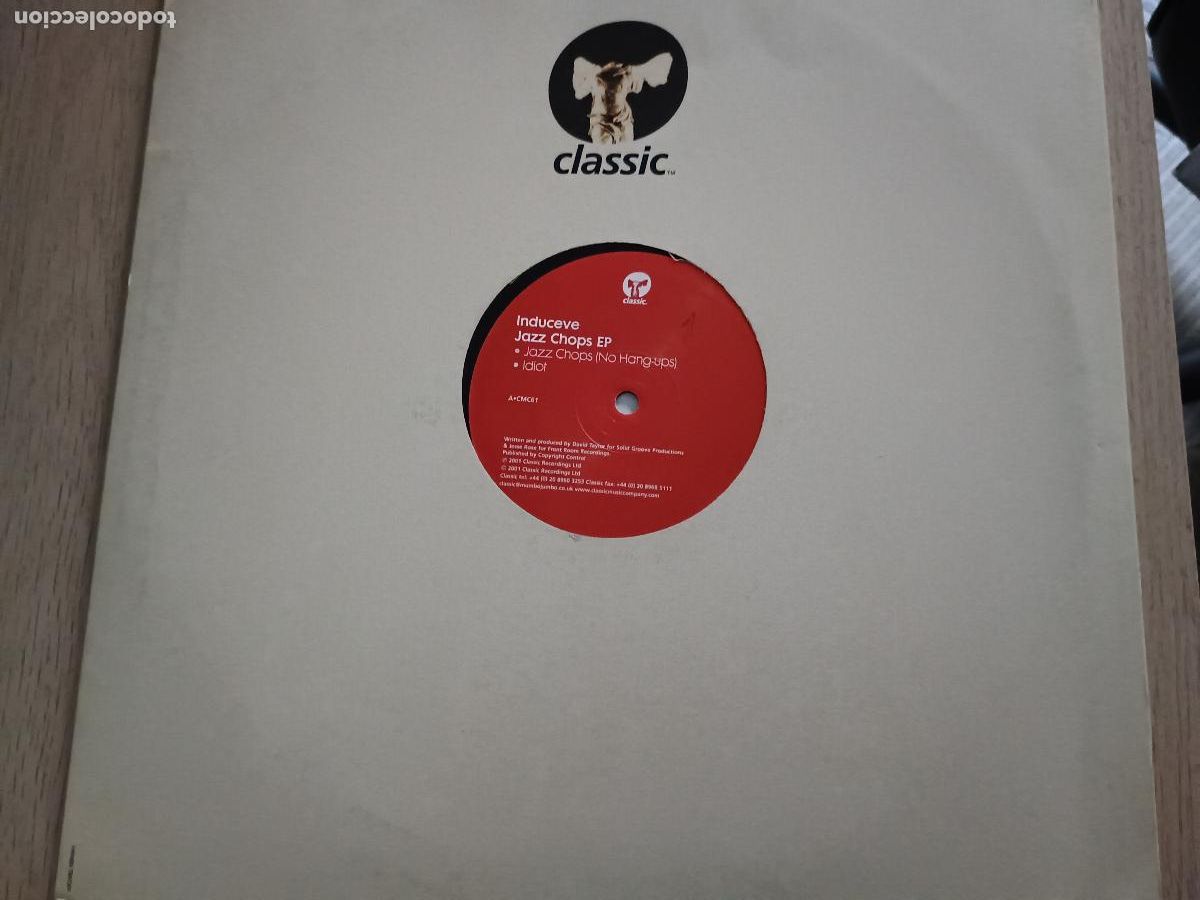 Discos de vinilo: Induceve &lrm;&ndash; Jazz Chops EP UK 2001 Electronic Deep House - Foto 2