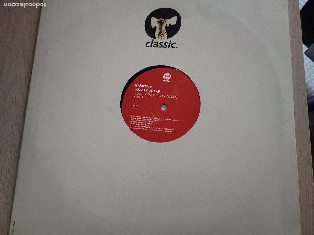 Discos de vinilo: Induceve &lrm;&ndash; Jazz Chops EP UK 2001 Electronic Deep House - Foto 5
