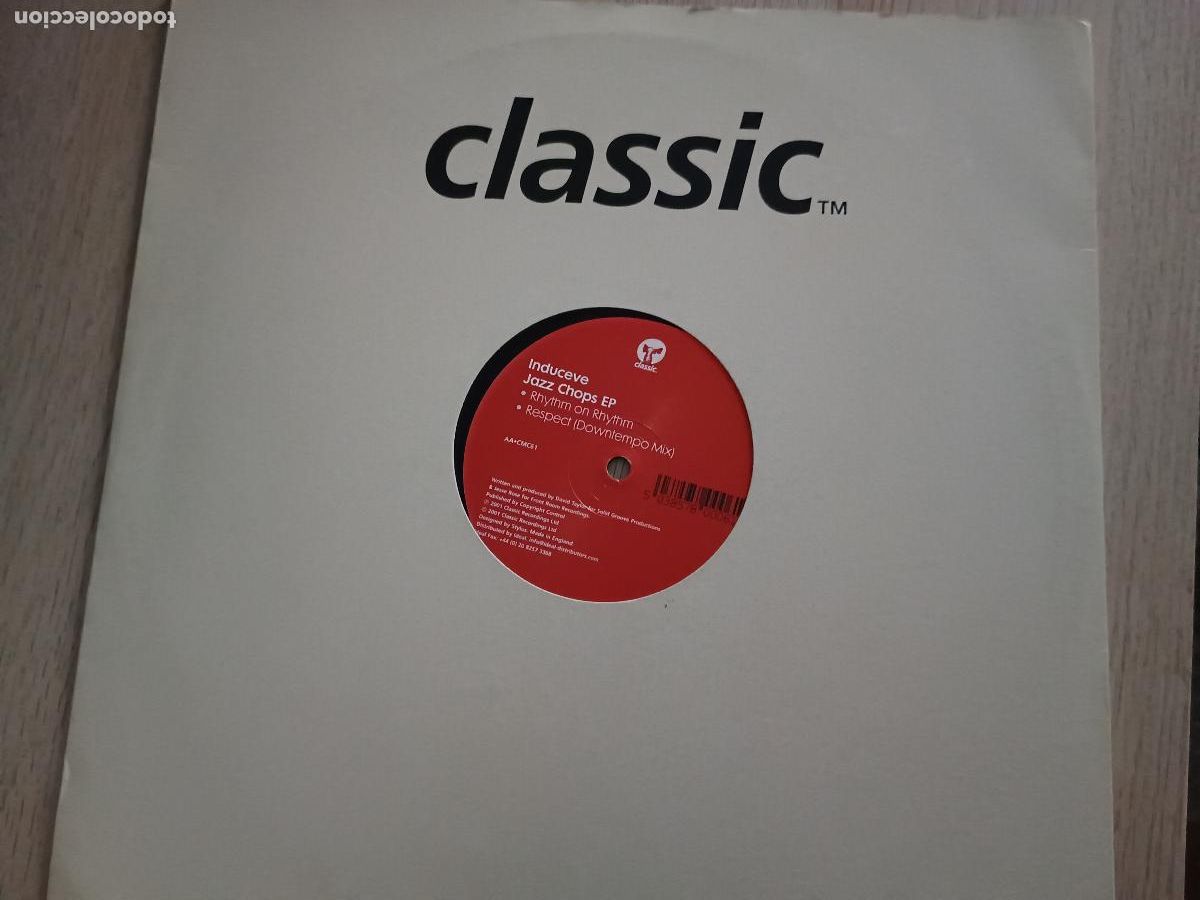 Discos de vinilo: Induceve &lrm;&ndash; Jazz Chops EP UK 2001 Electronic Deep House - Foto 1