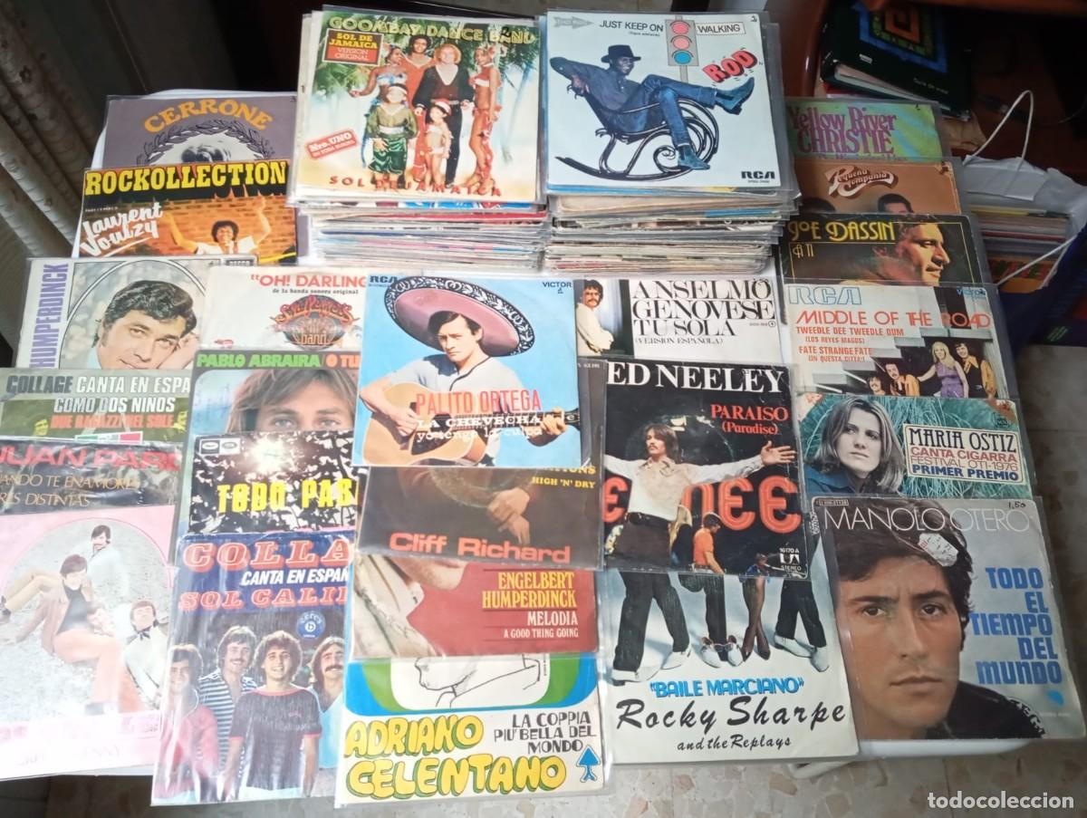 Discos de vinilo: LOTE DE 150 SINGLES, 90&euro;
