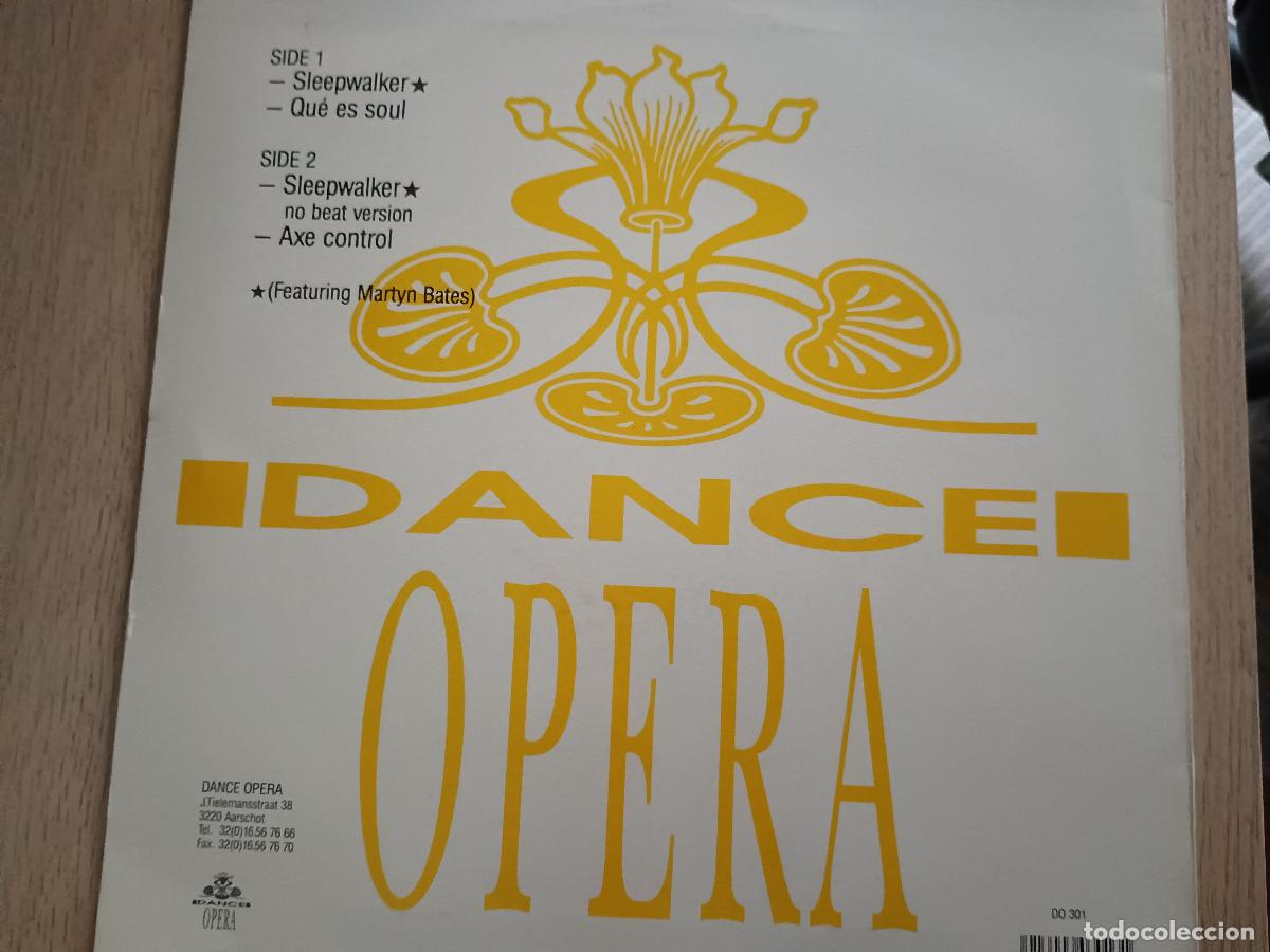 Discos de vinilo: Sleepwalker &ndash; Sleepwalker, dance opera Belgium 1990 Electronic Trance - Foto 3
