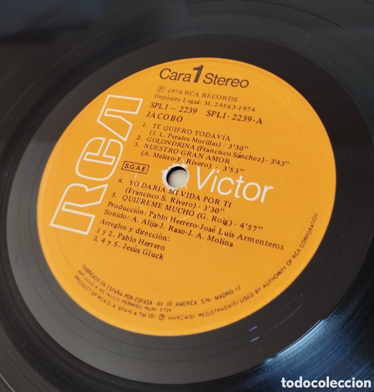 Discos de vinilo: Jacobo - Jacobo. RCA - Foto 3