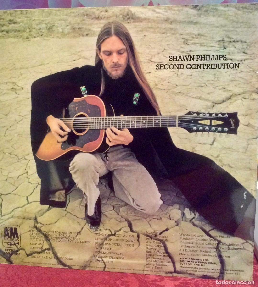Discos de vinilo: Shawn Phillips - Second Contribution // Edt. UK 1971 ( vg++/ex) letras - Foto 3