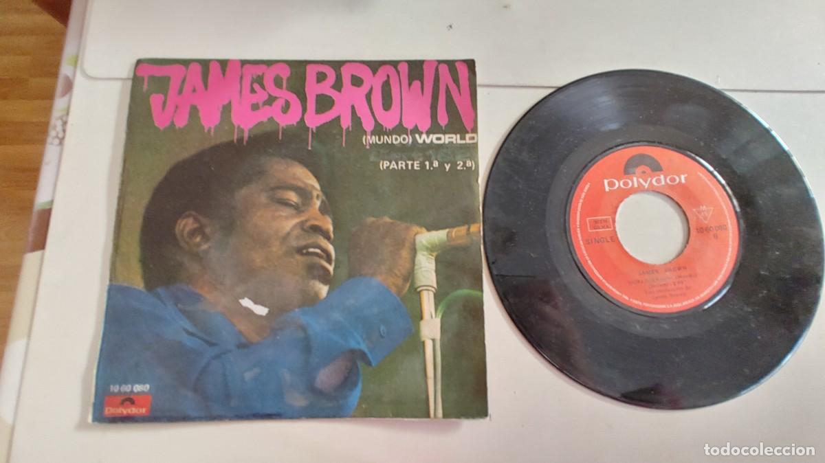 Discos de vinilo: JAMES BROWN-SINGLE MUNDO WORLD - Foto 1