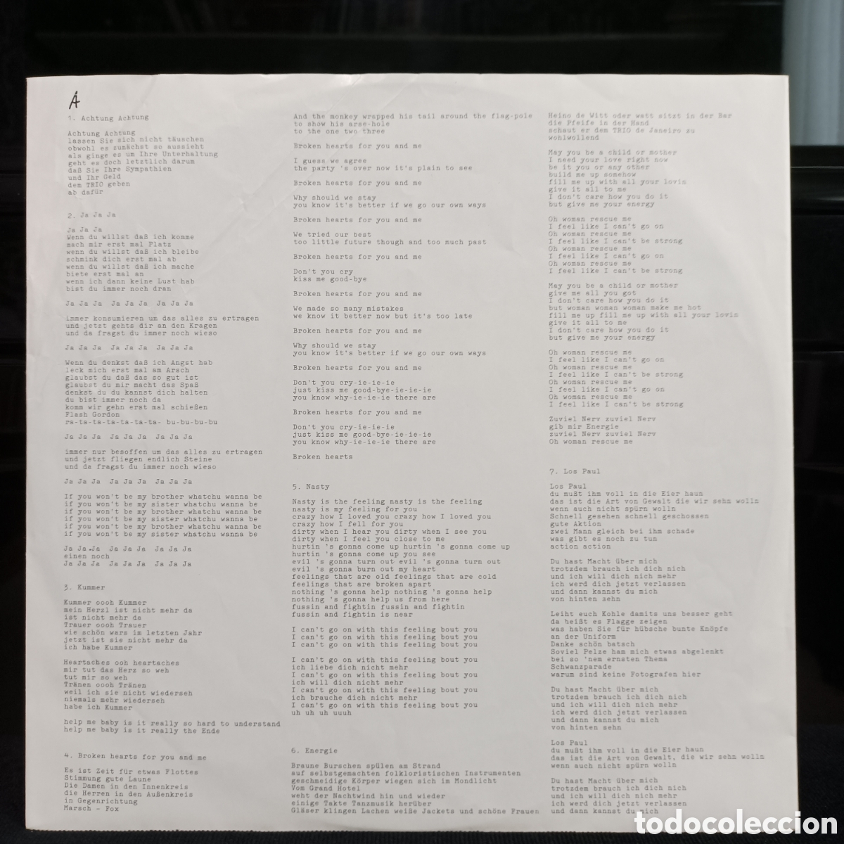 Discos de vinilo: Trio - Trio 1981 Alemania - Foto 6