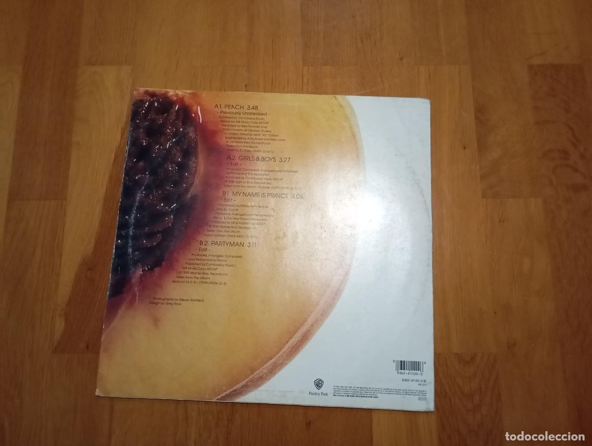 Discos de vinilo: Prince-peach.maxisingle - Foto 2