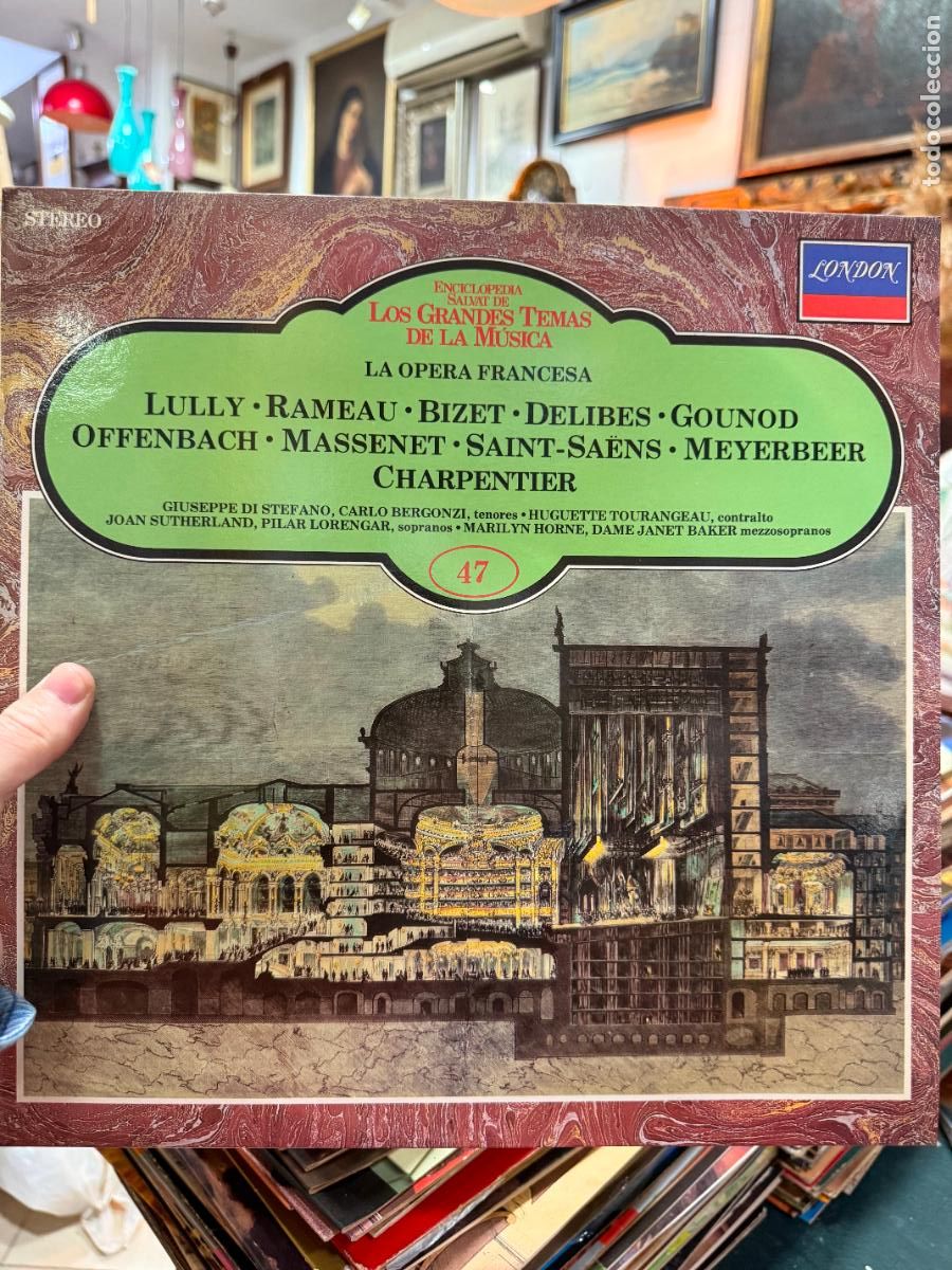 Vinyl records: LP LA OPERA FRANCESA - ENCICLOPEDIA SALVAT LOS GRANDES TEMAS DE LA MUSICA
