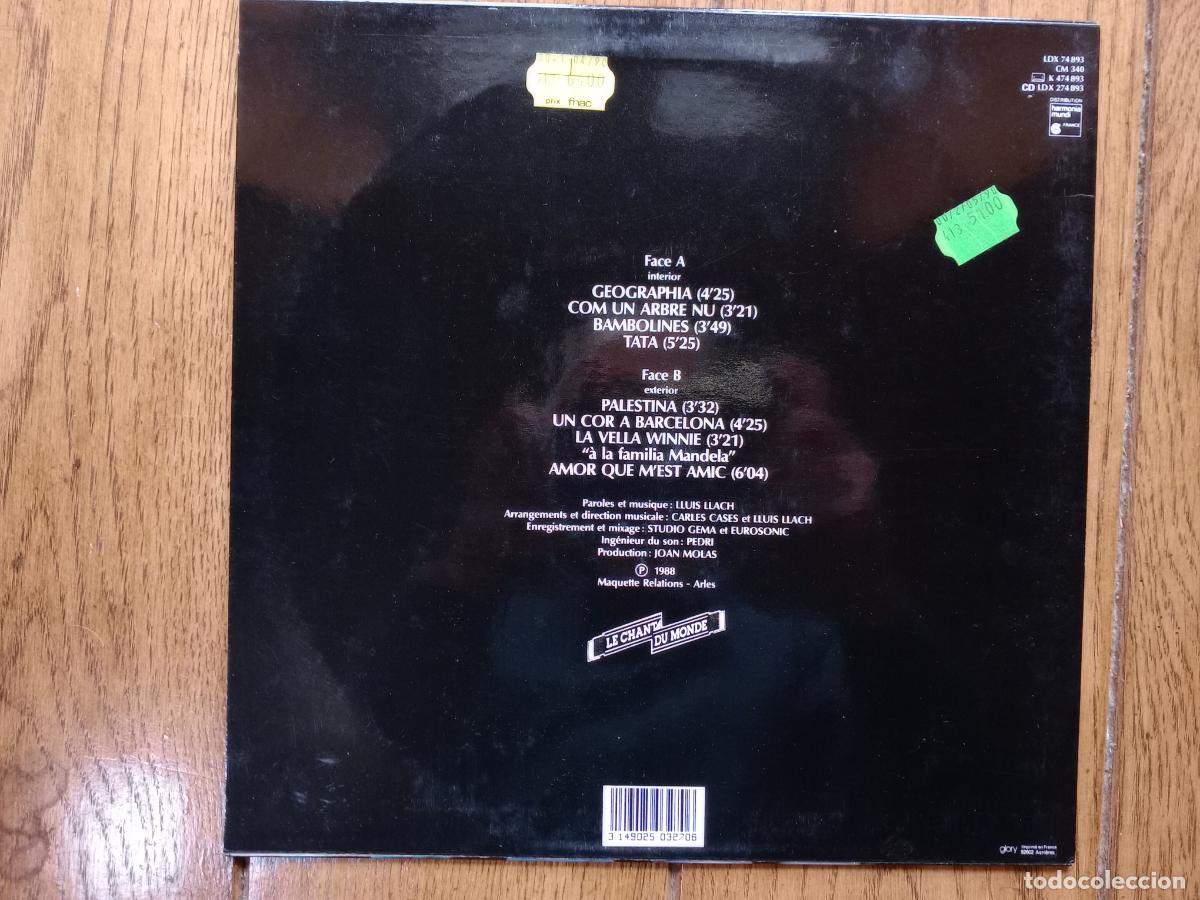 Discos de vinilo: Lluis Llach + geografia - Foto 2