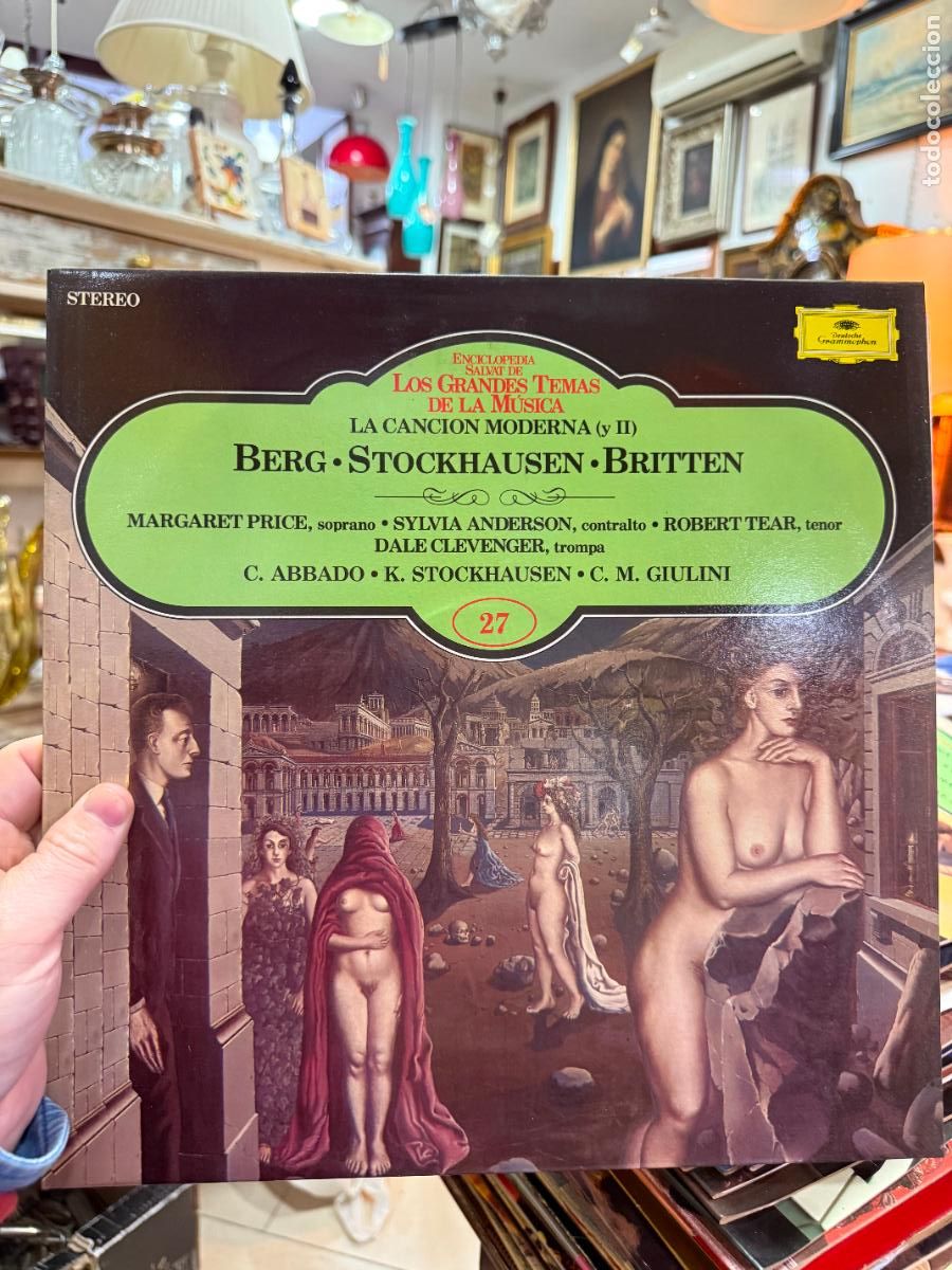 Discos de vinilo: LP LA CANCION MODERNA - ENCICLOPEDIA SALVAT LOS GRANDES TEMAS DE LA MUSICA