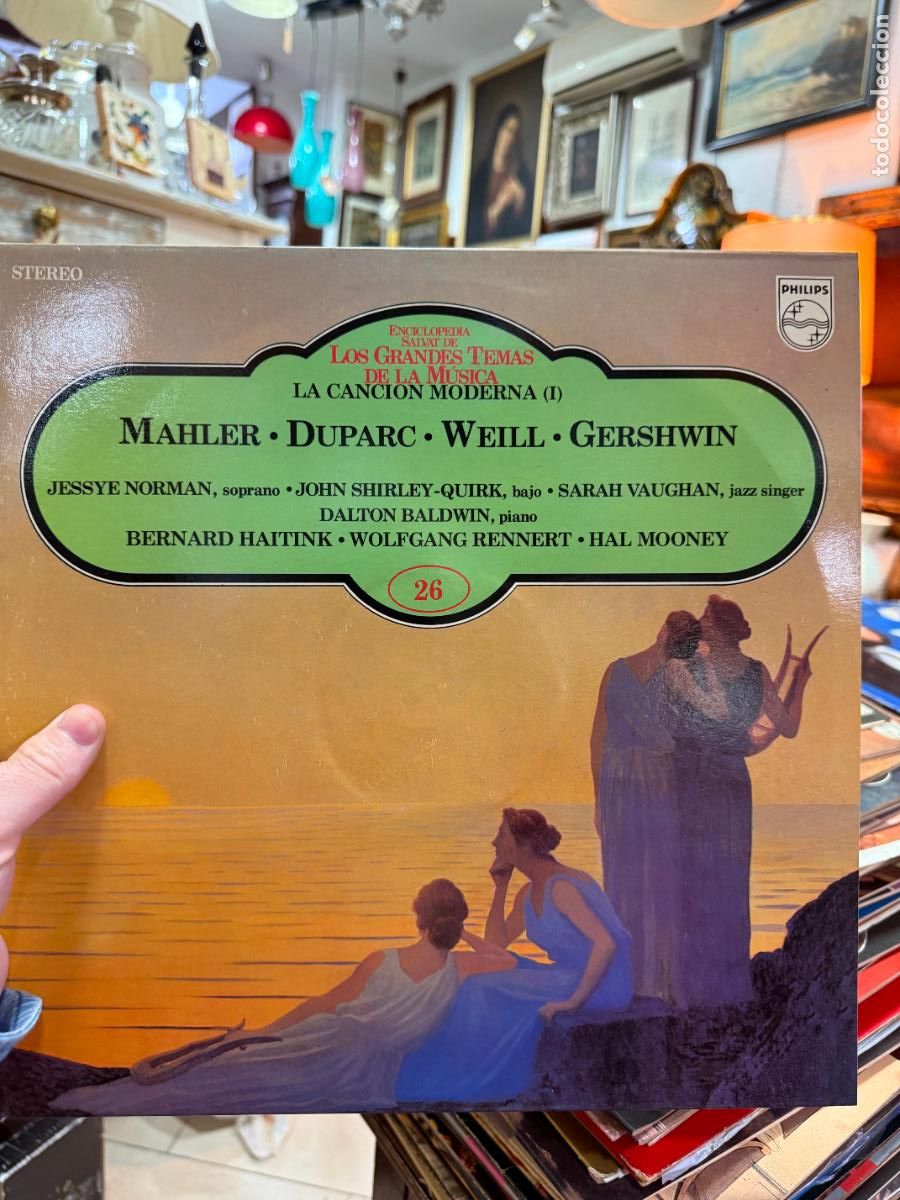 Discos de vinilo: LP LA CANCION MODERNA - ENCICLOPEDIA SALVAT LOS GRANDES TEMAS DE LA MUSICA