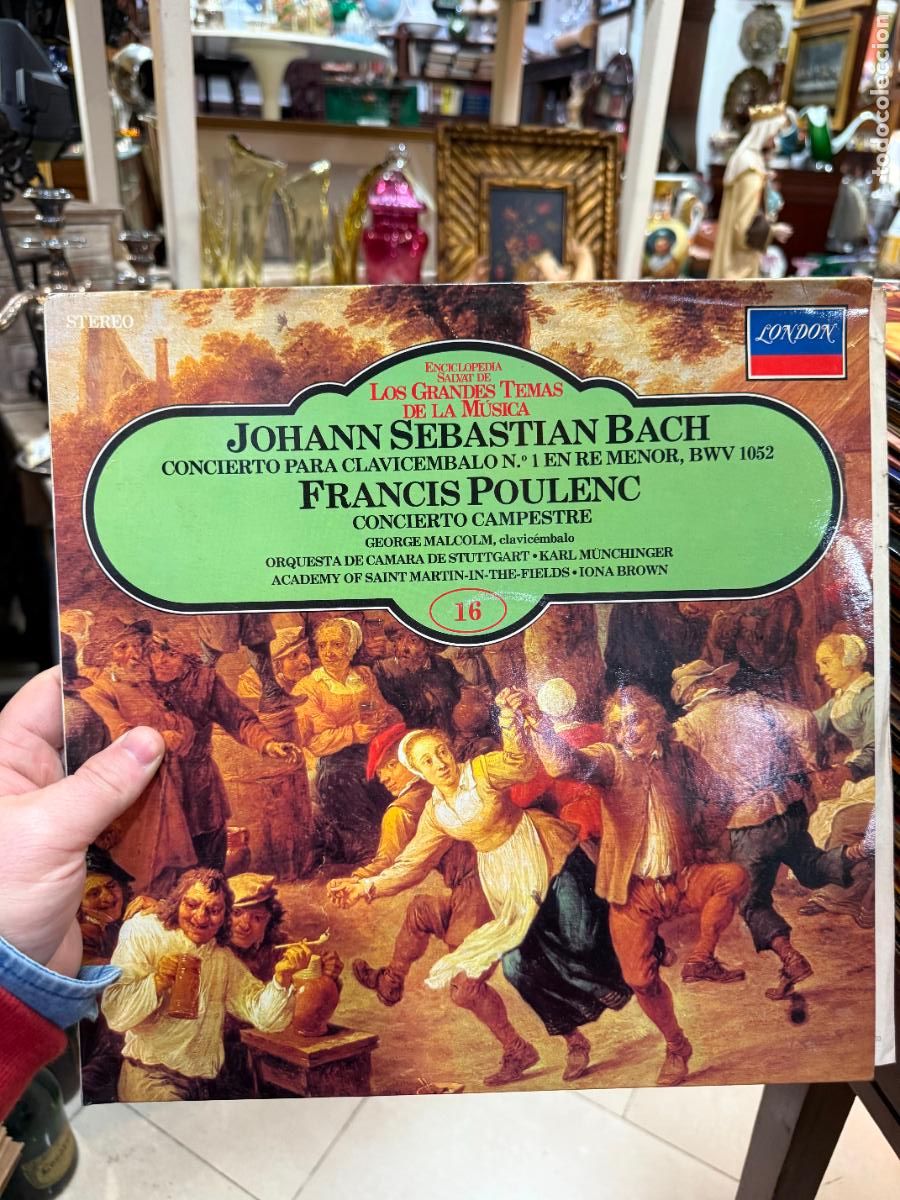 Vinyl records: LP 16 - ENCICLOPEDIA SALVAT LOS GRANDES TEMAS DE LA MUSICA