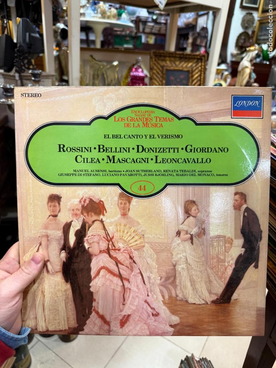 Discos de vinilo: LP 44 - ENCICLOPEDIA SALVAT LOS GRANDES TEMAS DE LA MUSICA