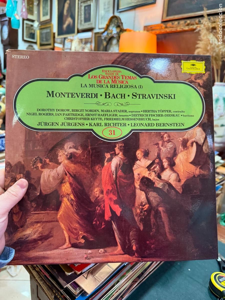 Discos de vinilo: LP 31 - ENCICLOPEDIA SALVAT LOS GRANDES TEMAS DE LA MUSICA