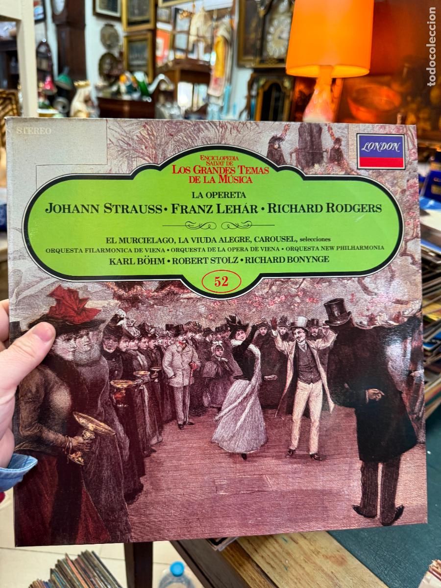 Vinyl records: LP 52 - ENCICLOPEDIA SALVAT LOS GRANDES TEMAS DE LA MUSICA