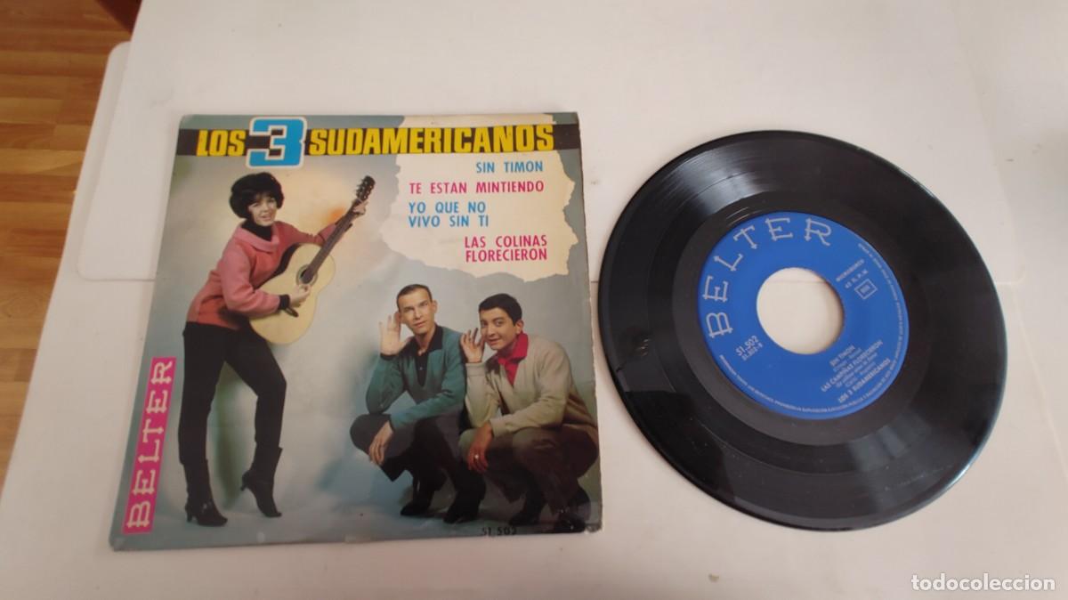 Discos de vinilo: LOS 3 SUDAMERICANOS-EP SIN TIMON +3 - Foto 1
