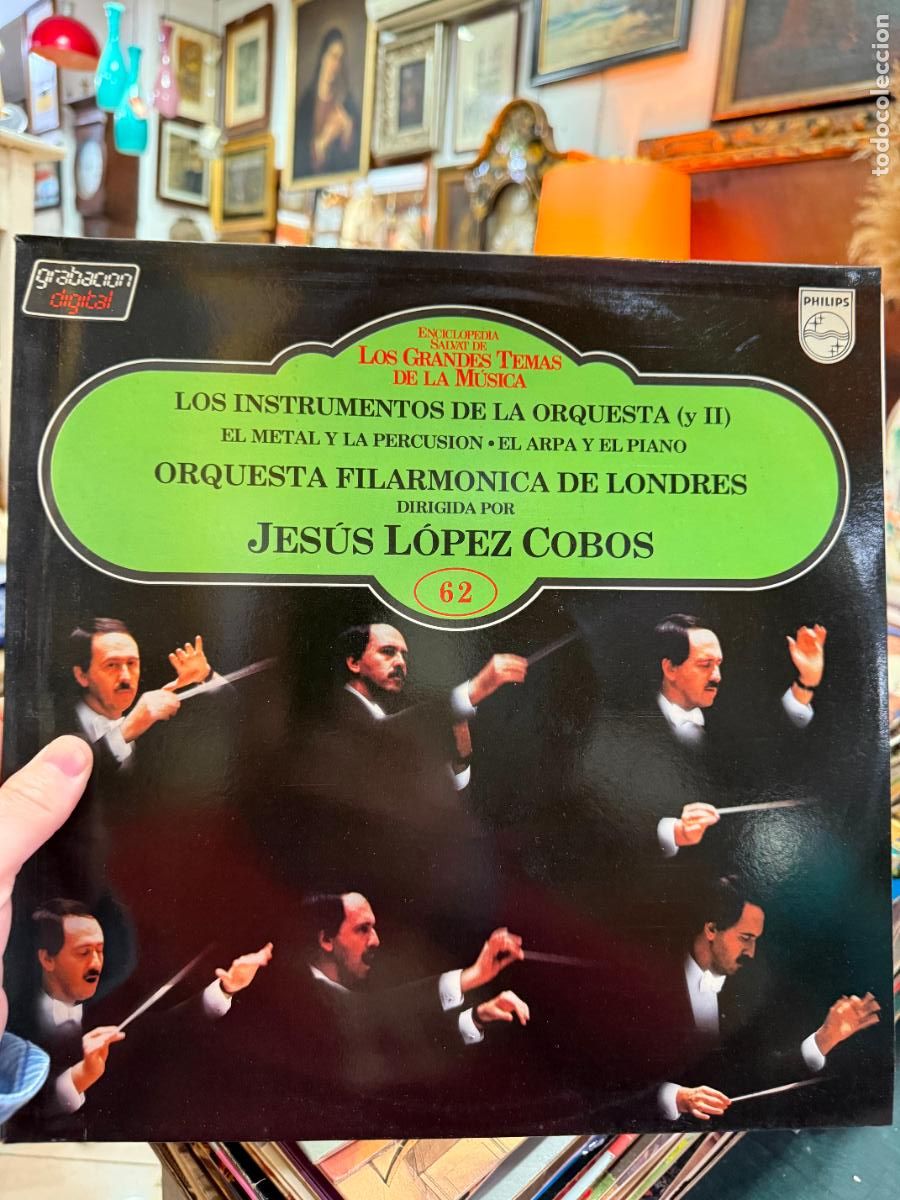 Vinyl records: LP 62 - ENCICLOPEDIA SALVAT LOS GRANDES TEMAS DE LA MUSICA