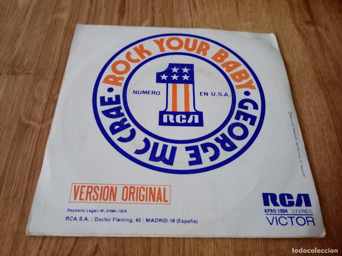 Discos de vinilo: ROCK YOUR BABY / GEORGE McCRAE - Foto 2