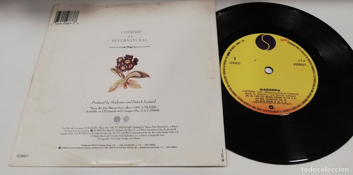 Discos de vinilo: SCO24-Madonna - Cherish (7&rdquo;) - Foto 2