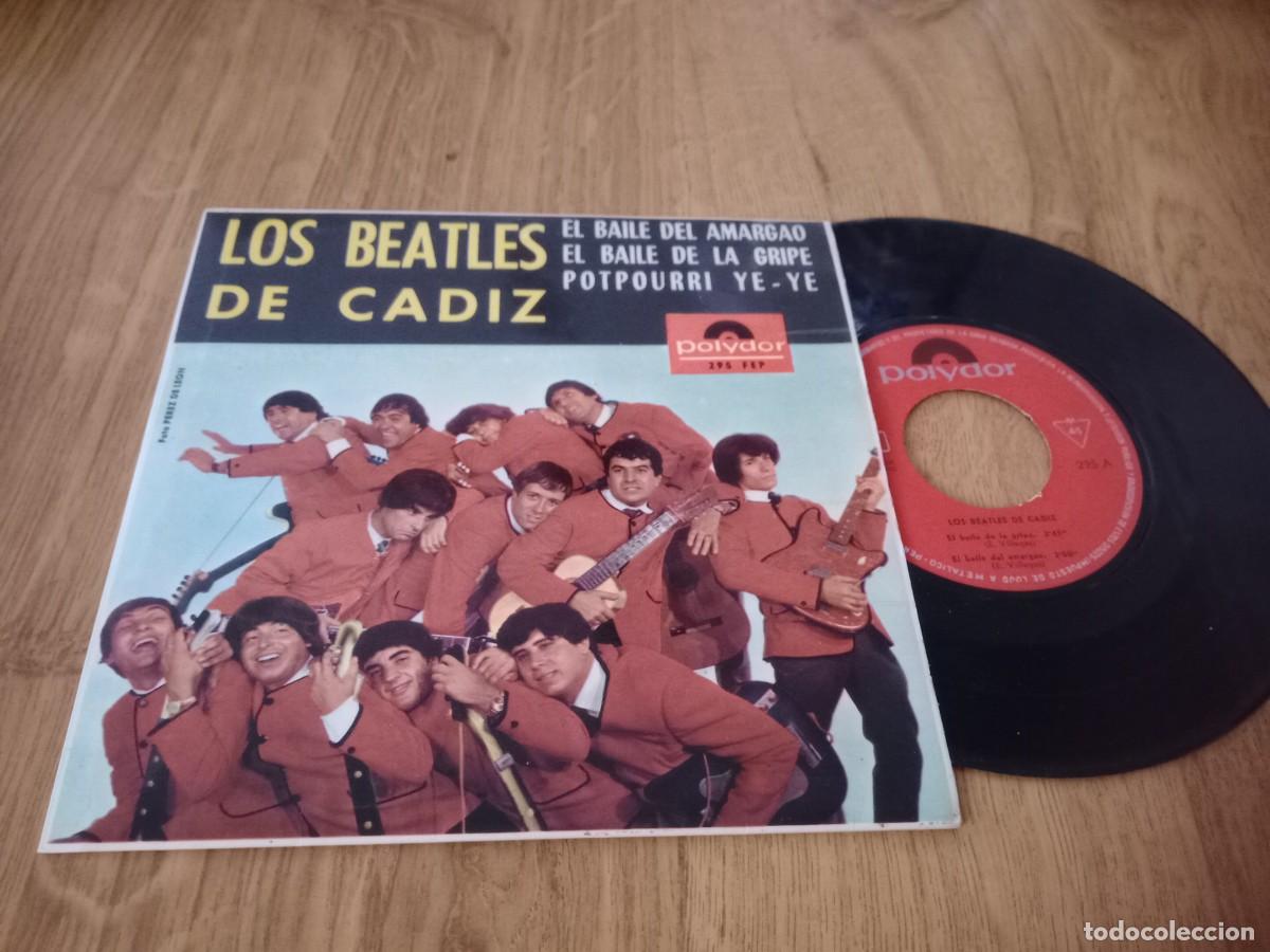 Discos de vinilo: LOS BEATLES DE CADIZ / EL BAILE DEL AMARGAO - Foto 1