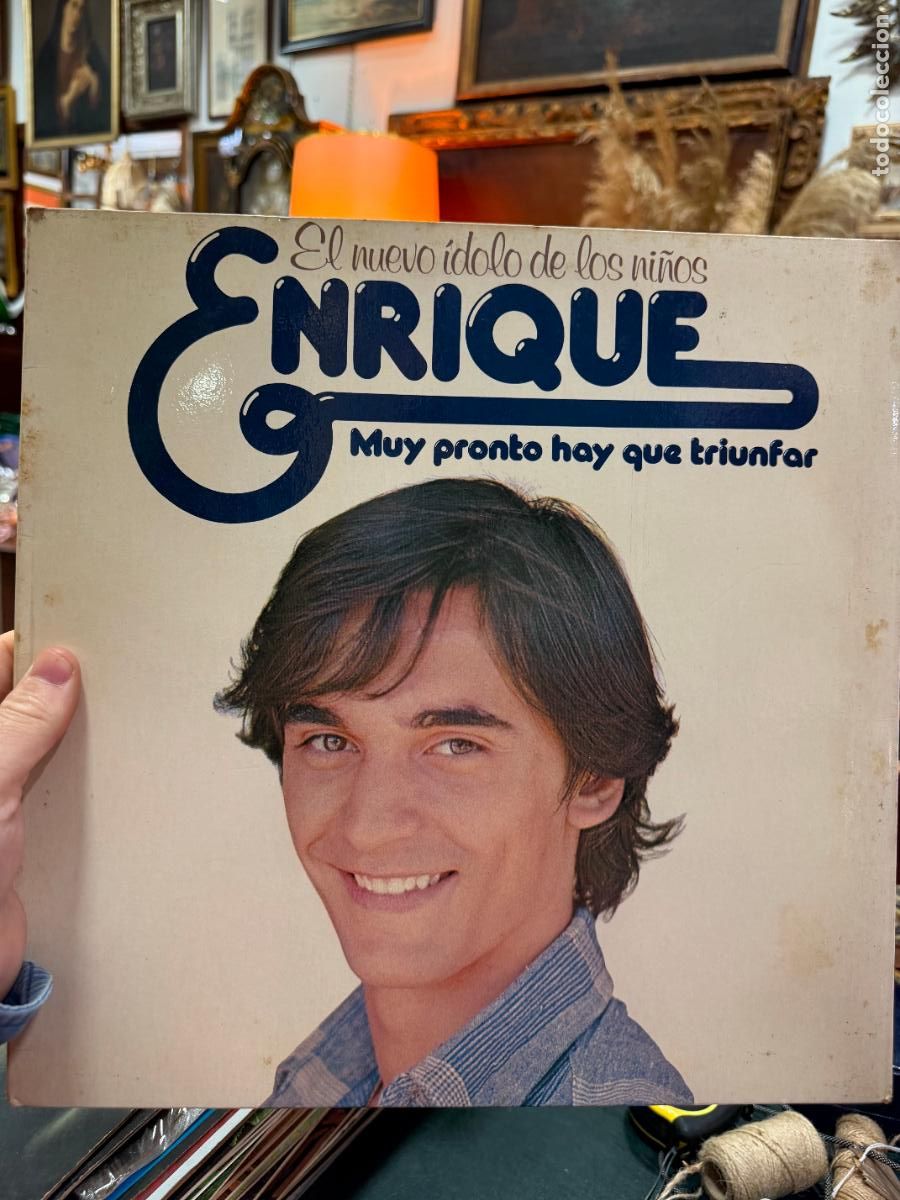 Discos de vinilo: LP ENRIQUE EL NUEVO IDOLO DE LOS NI&Ntilde;OS