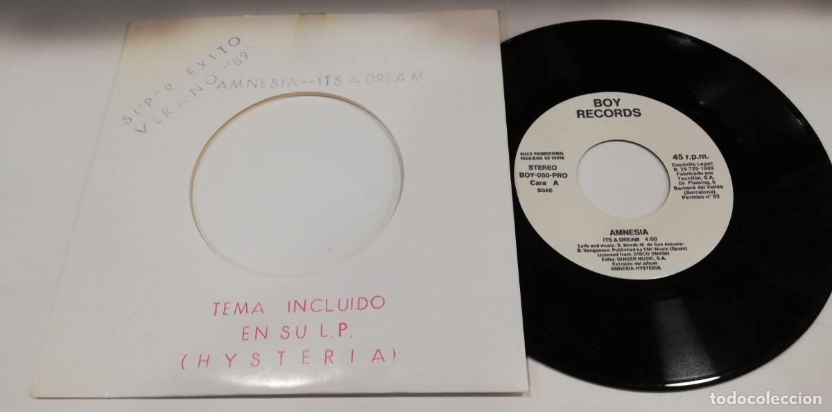 Discos de vinilo: SCO26-Amnesia - It's A Dream (7&rdquo;, S/Sided, Promo)