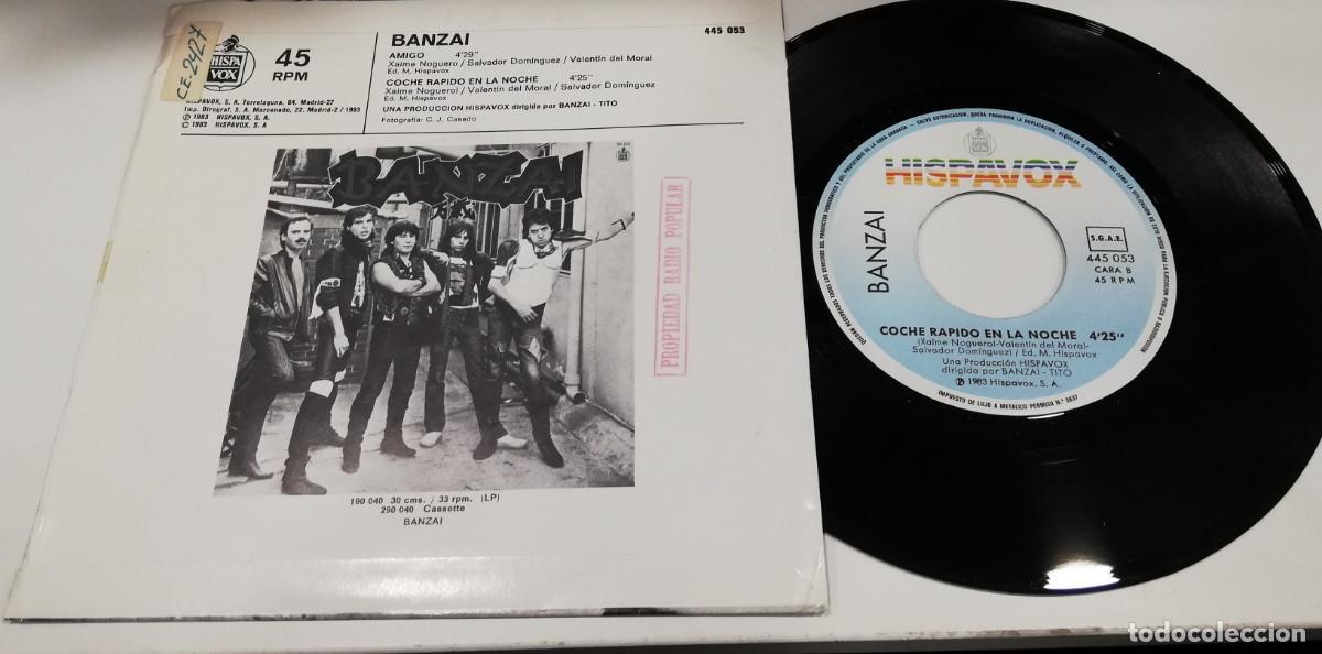 Discos de vinilo: SCO26-Banzai - Amigo (7&rdquo;, Single) - Foto 2