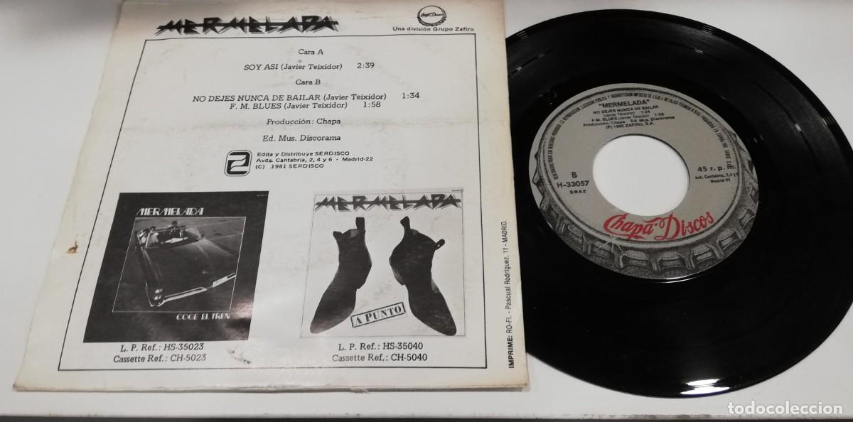 Discos de vinilo: SCO26-Mermelada - Soy As&iacute; (7&rdquo;, Single) - Foto 2