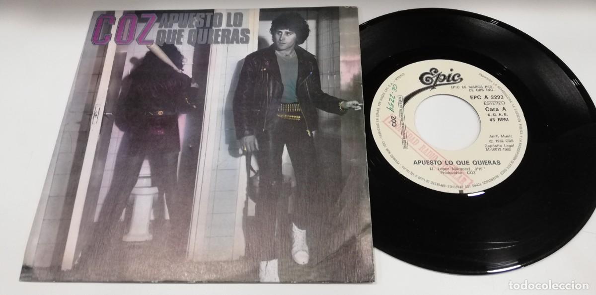 Discos de vinilo: SCO26-Coz - Apuesto Lo Que Quieras (7&rdquo;, S/Sided, Promo)