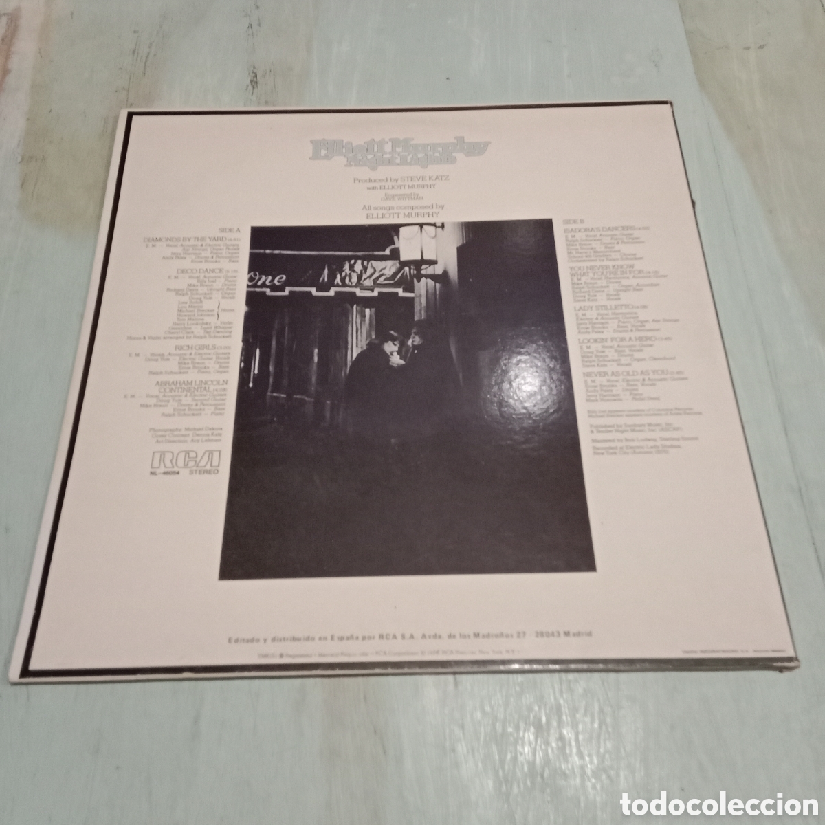 Discos de vinilo: ELLIOT MURPHY - NIGHT LIGHTS - LP GATEFOLD - Foto 2