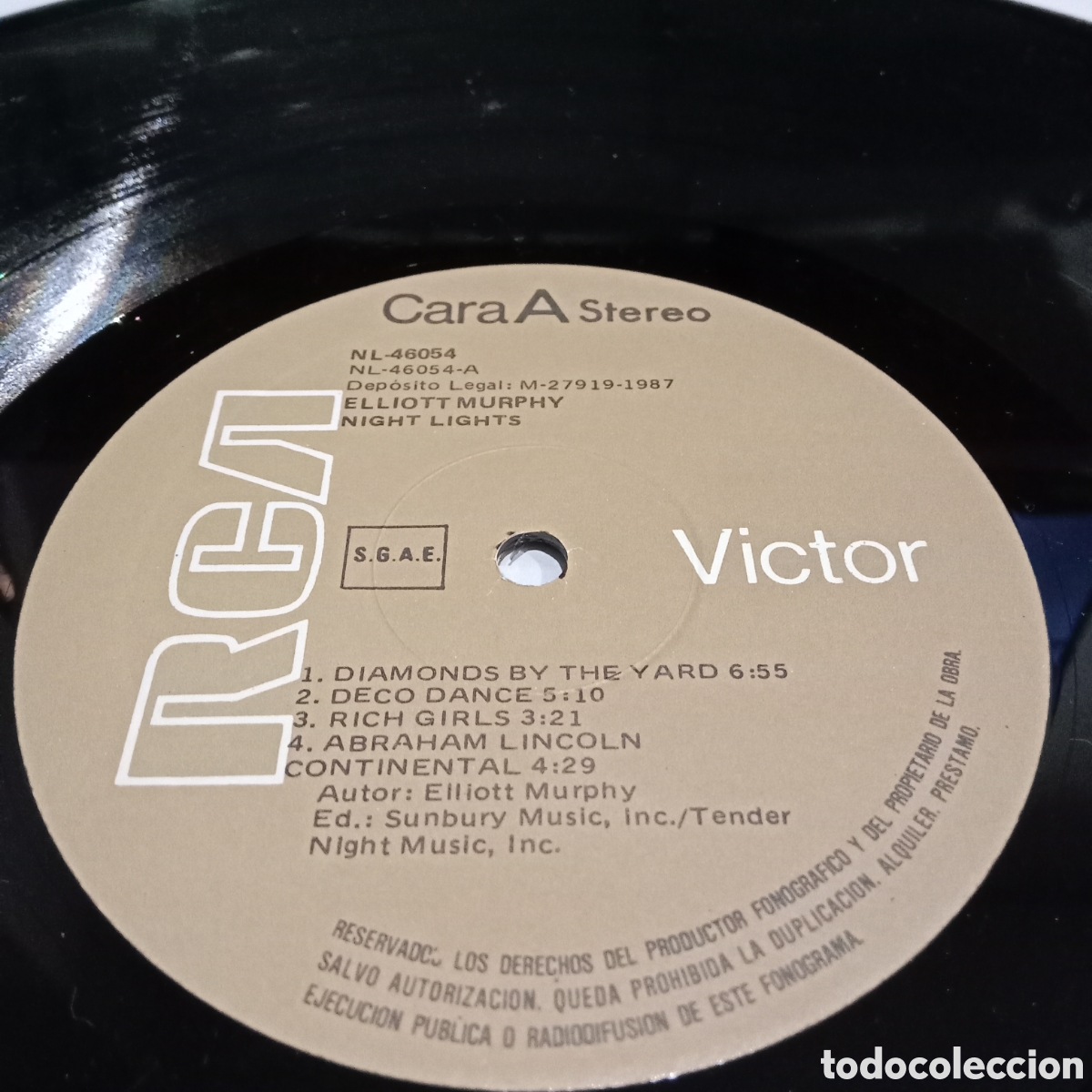 Discos de vinilo: ELLIOT MURPHY - NIGHT LIGHTS - LP GATEFOLD - Foto 6