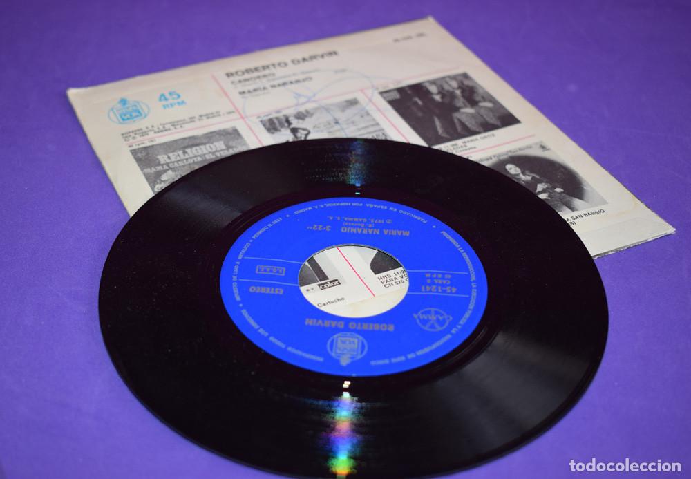 Discos de vinilo: ROBERTO DARVIN - CANOERO - SINGLE 1975 - Foto 5