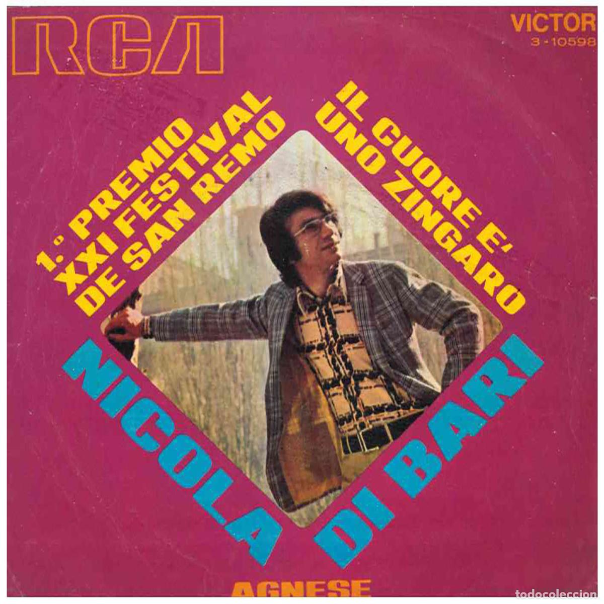 Discos de vinilo: Nicola Di Bari &ndash; Il Cuore Ѐ Uno Zingaro - Foto 1