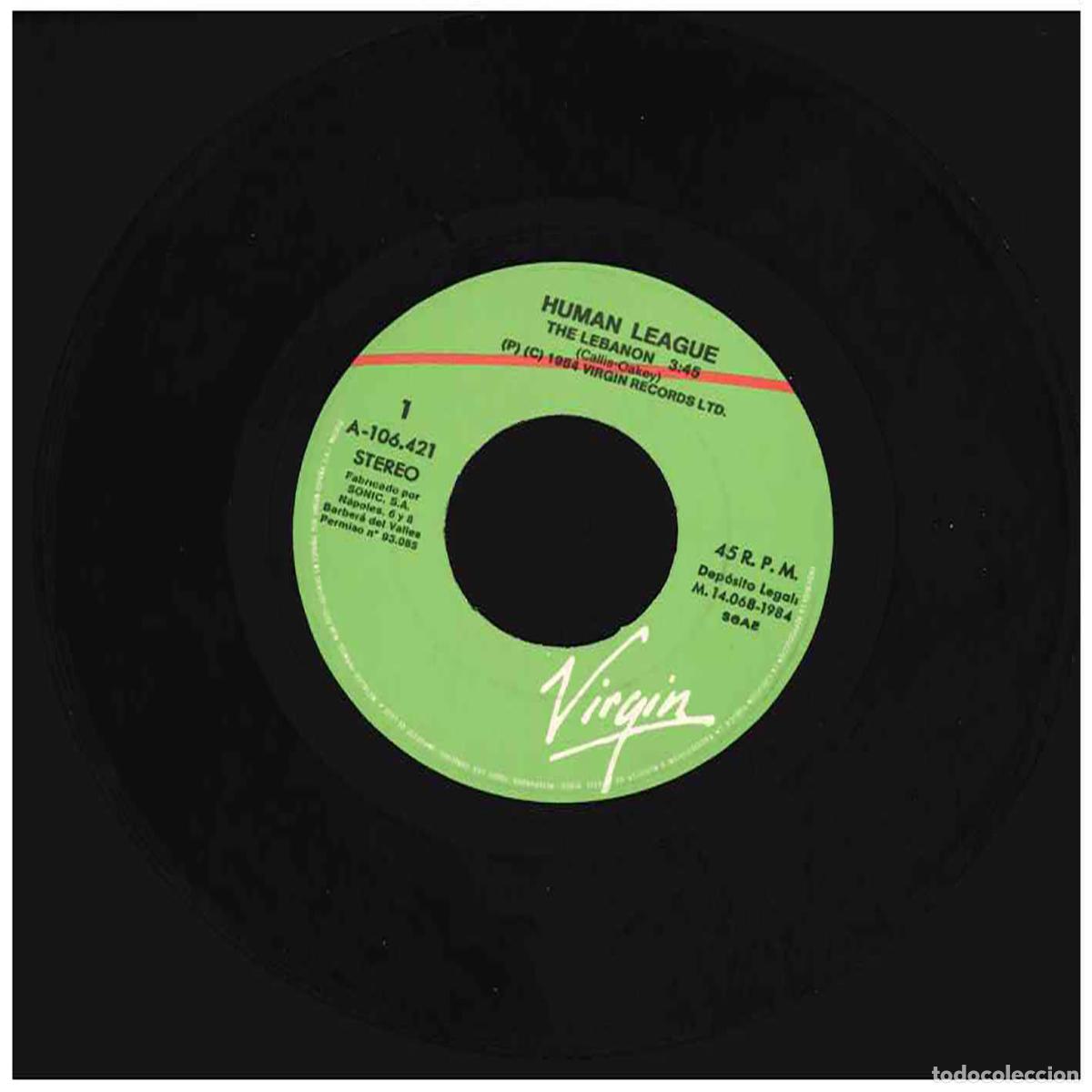 Discos de vinilo: Human League &ndash; The Lebanon - Foto 1