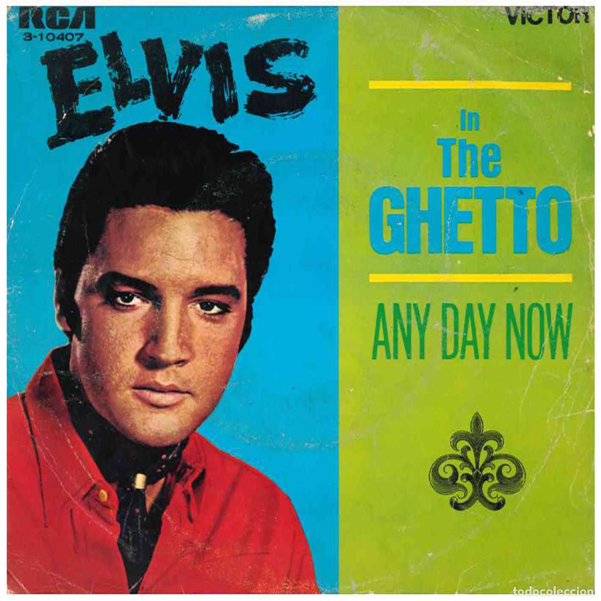 Discos de vinilo: Elvis &ndash; In The Ghetto /Any Day Now - Foto 1