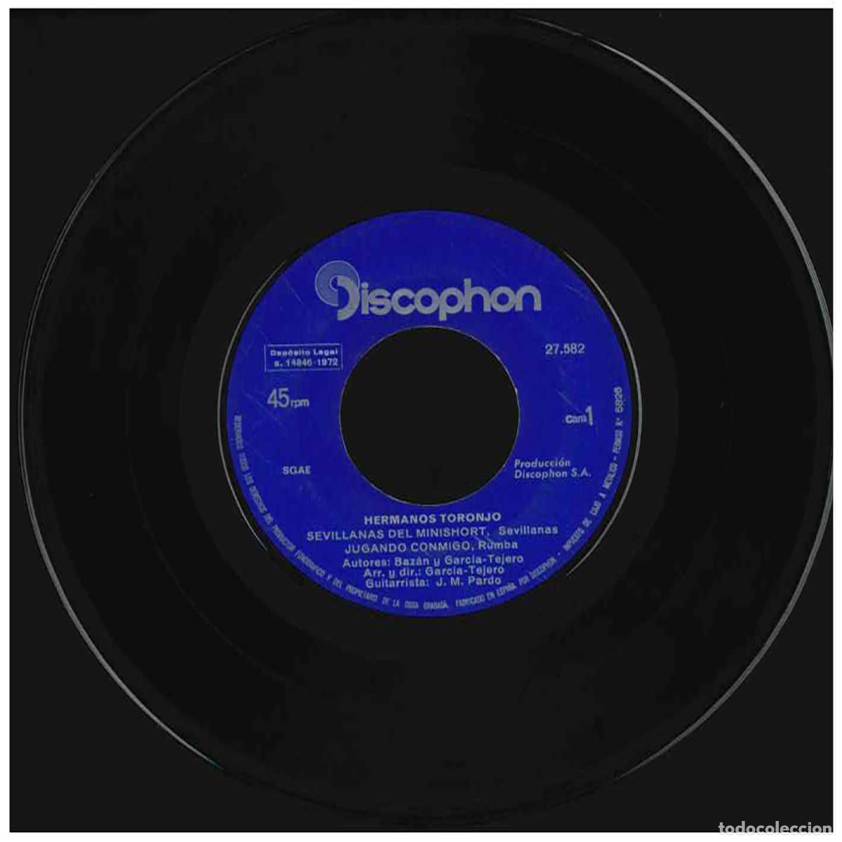 Discos de vinilo: Hermanos Toronjo &ndash; Sevillanas Del Minishort - Foto 1