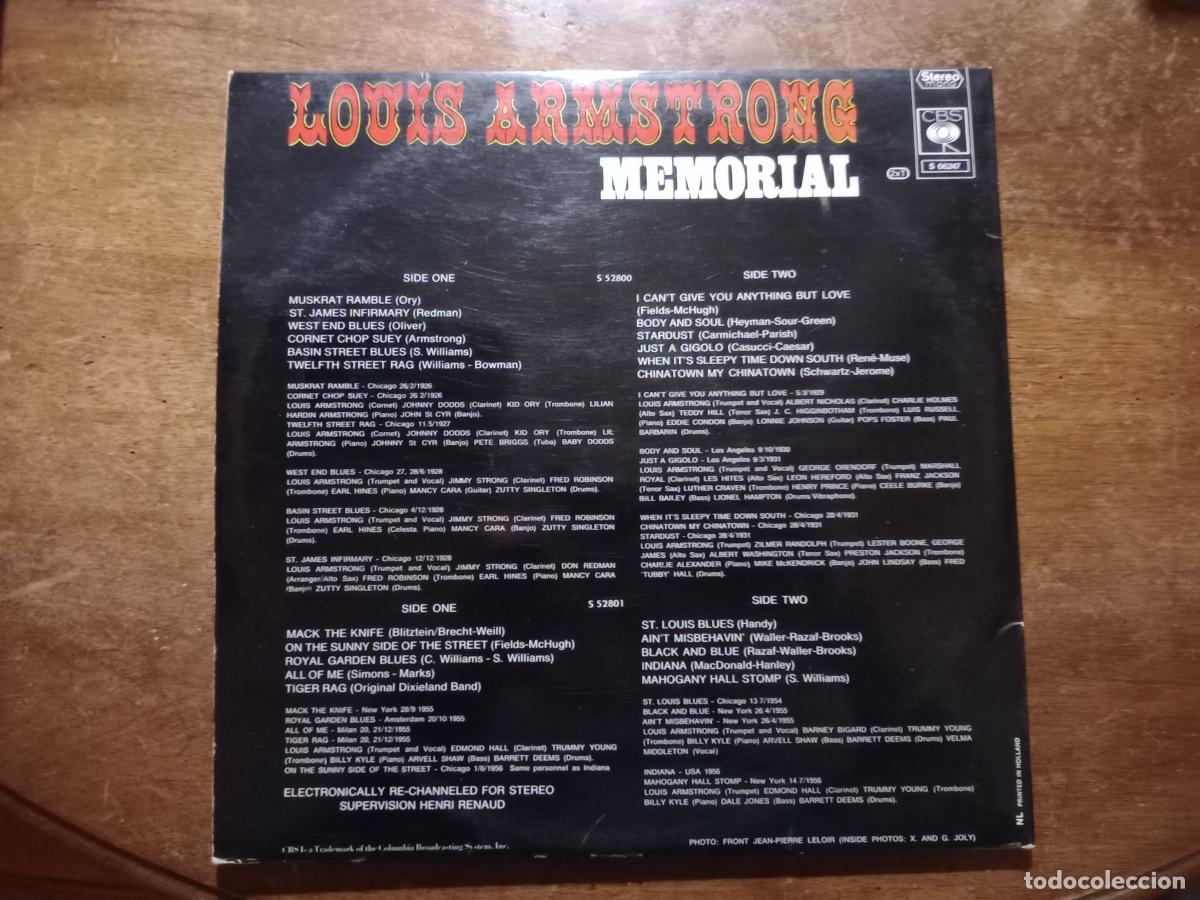 Discos de vinilo: Louis Armstrong - memorial - Foto 4