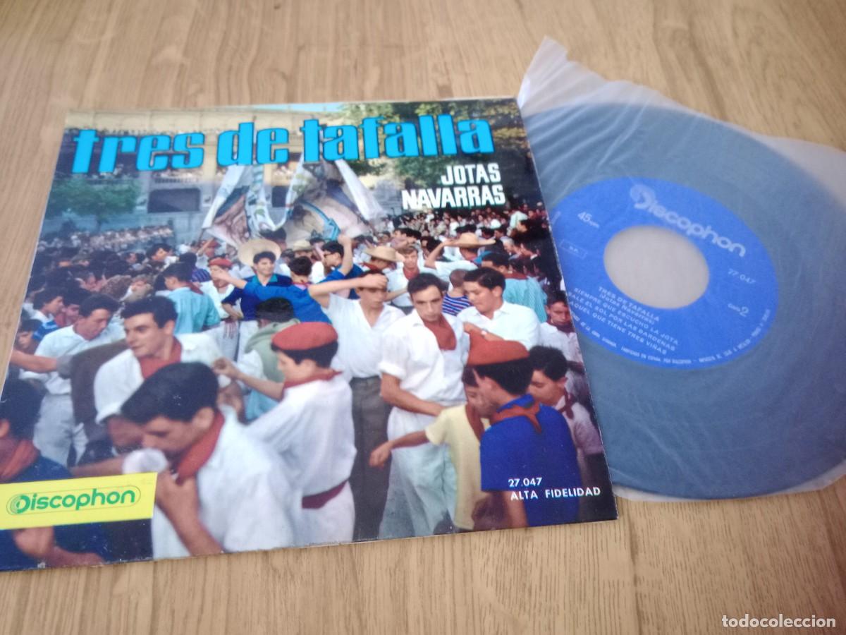 Discos de vinilo: TRES DE TAFALLA / JOTAS NAVARRAS - Foto 1