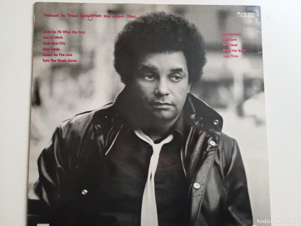 Discos de vinilo: Gary U.S. Bonds &lrm;&ndash; On The Line 1982 Rock - Foto 3