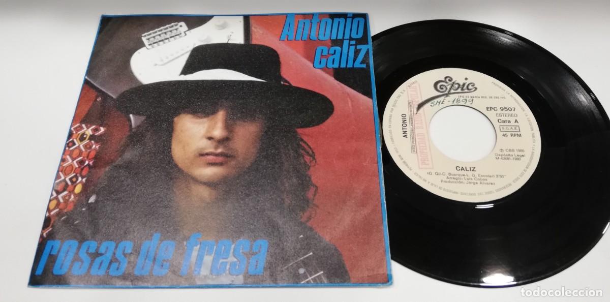 Discos de vinilo: SCO26-Antonio - Caliz / Rosas De Fresa (7&rdquo;, Single, Promo)