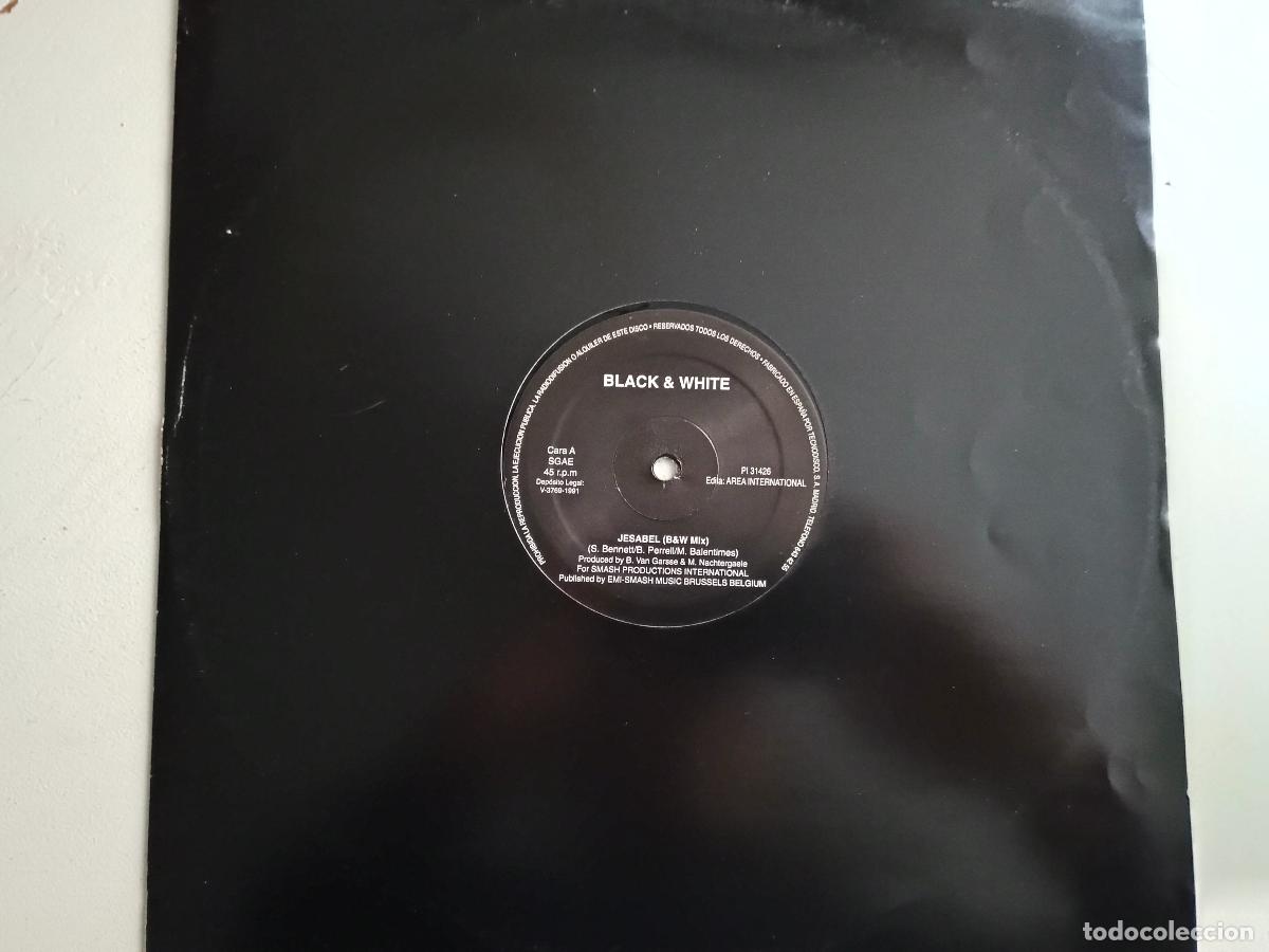Discos de vinilo: Black & White &ndash; Jesabel 1991 - Foto 2