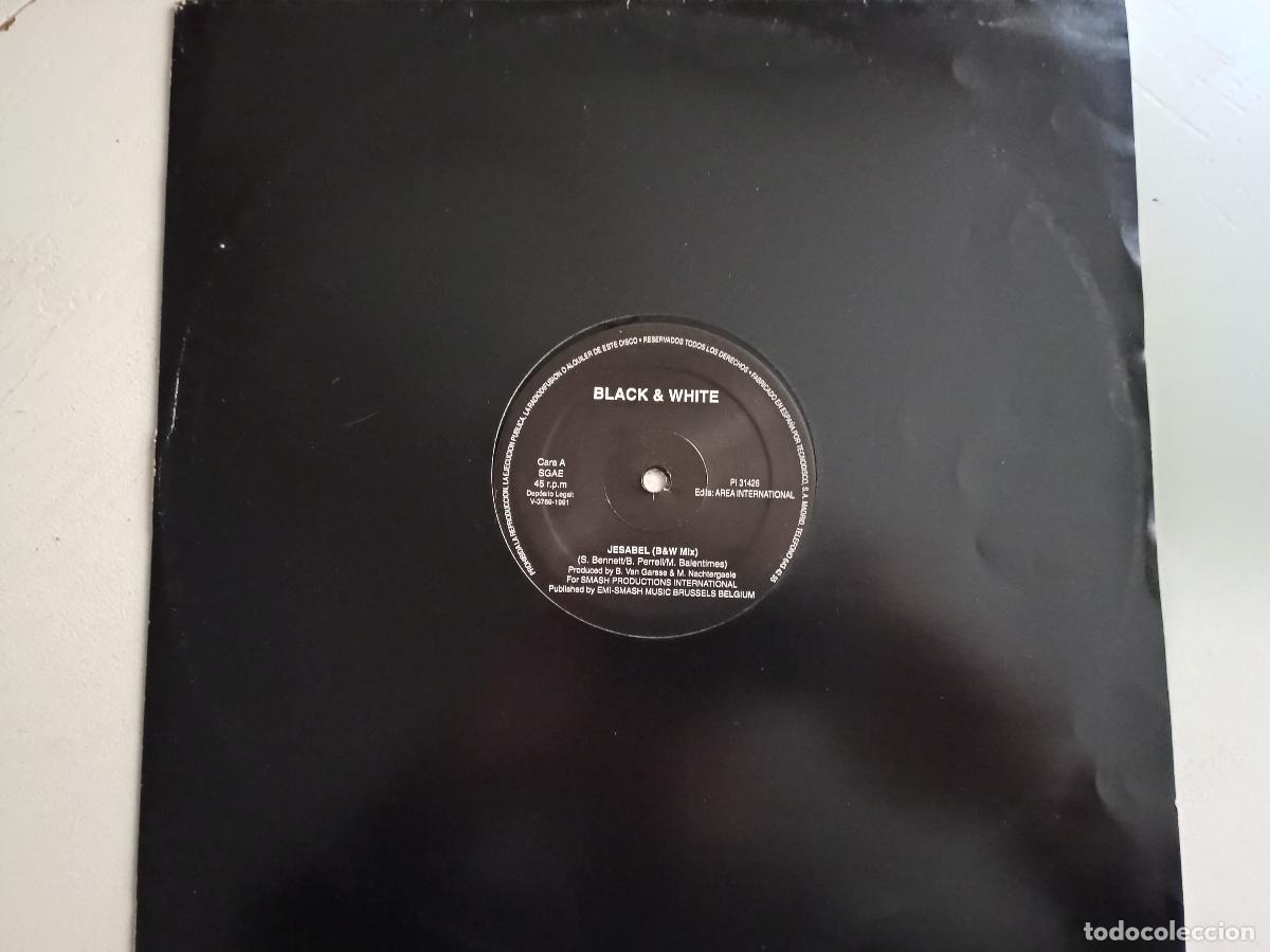 Discos de vinilo: Black & White &ndash; Jesabel 1991 - Foto 3