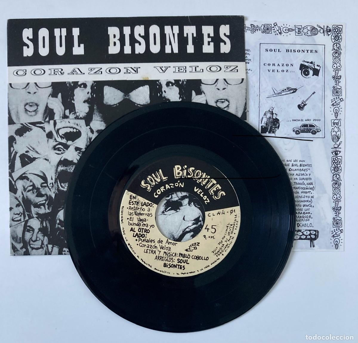 Discos de vinilo: Soul Bisontes Ep Coraz&oacute;n Veloz vinilo - Foto 1
